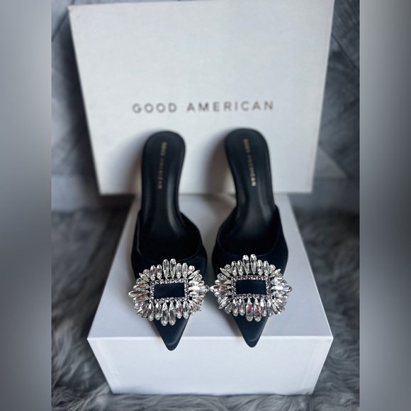 GOOD AMERICAN NEW CINDER F*CKING-RELLA CRYSTAL  MULE - Picture 8 of 15